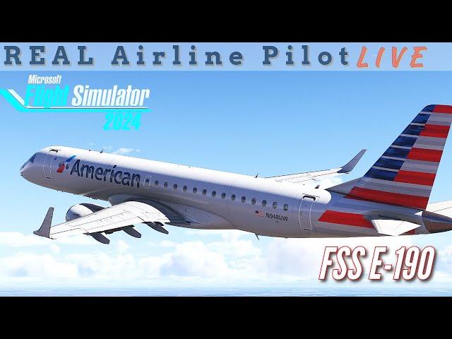 Embraer E190 Regional Jet | Real E-Jet Pilot | FSS E190 | KLAS-KSMF | #msfs2024 #e190 #aviation