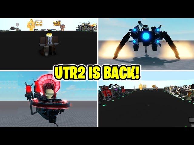 UTR2 IS BACK!! - ULTIMATE TOILET ROLEPLAY 2 UPDATE 11.0! (ROBLOX)