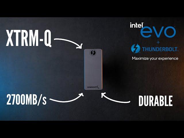 SABRENT XTRM-Q Part of Intel Evo Accessory Program!! #getthunderbolt