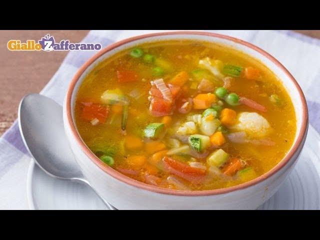 HOMEMADE VEGETABLE SOUP: healthy Italian recipe