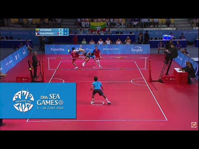 Sepaktakraw Men's Doubles Finals (Day 10) | 28th SEA Games Singapore 2015