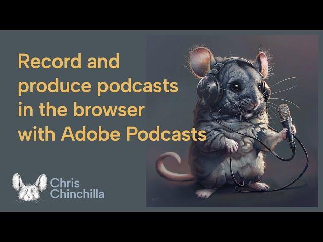Browser-based podcast recording, editing, and producing