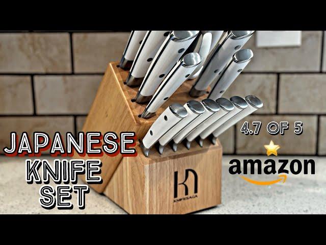 Knifesaga Review - Best Japanese Knives 15 Piece Set!