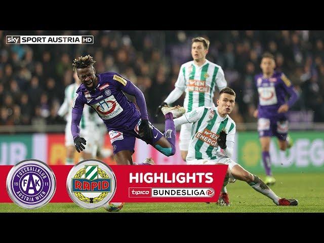 Highlights: tipico Bundesliga, 18. Runde: FK Austria Wien - SK Rapid Wien 6:1