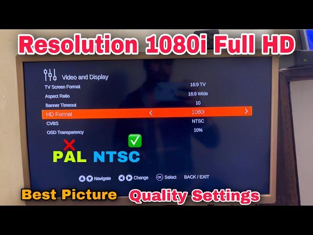 Dish Tv Picture Quality Settings | Dish Tv Picture Not Clear | Dish Tv Picture Settings | Dish Tv