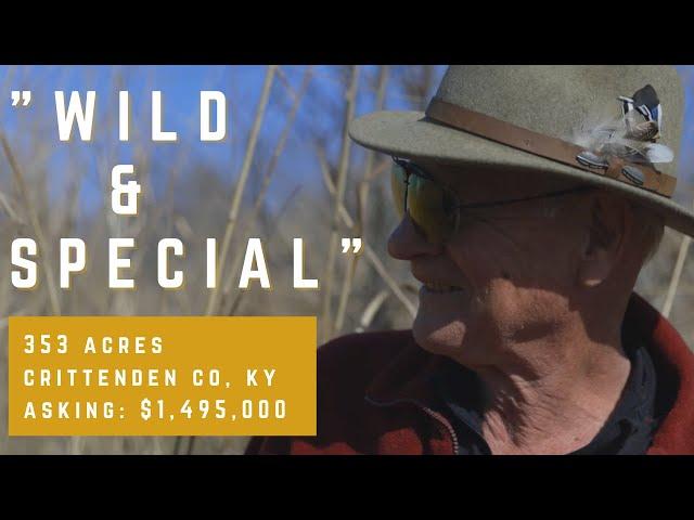 "It's wild and special." Beautiful 353 acre Property in Crittenden Co. For Sale