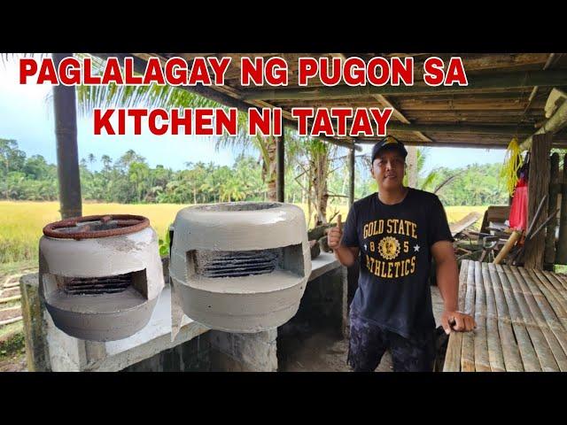 Paglalagay ng Tungko sa Kitchen ni Tatay...Pagpapatuloy sa project sa Mini lake Project