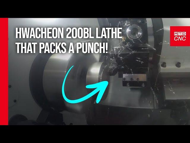 The compact HWACHEON 200BL lathe from Ward HI-TECH packs a punch!