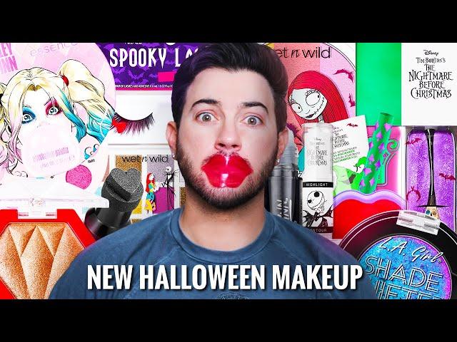 Testing all the NEW halloween makeup launches from the DRUGSTORE!