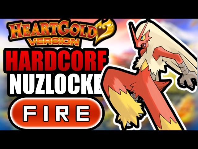 Pokémon Heartgold Hardcore Nuzlocke - FIRE Types Only! (No items, No overleveling)