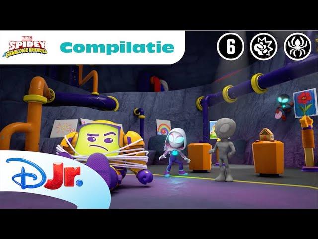  Grappige Momenten | Spidey en zijn Geweldige Vriendjes | Disney Junior BE