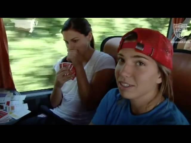 Alex Morgan and Tobin Heath 