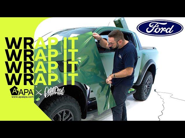 VINYL WRAP ASMR: A Step-by-Step Guide FORD RAPTOR 2024 FENDER