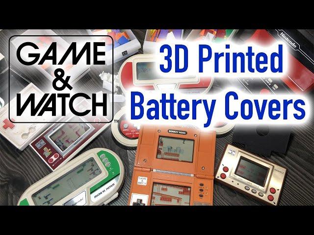 Game & Watch Battery Covers - Forbidden 3D Prints