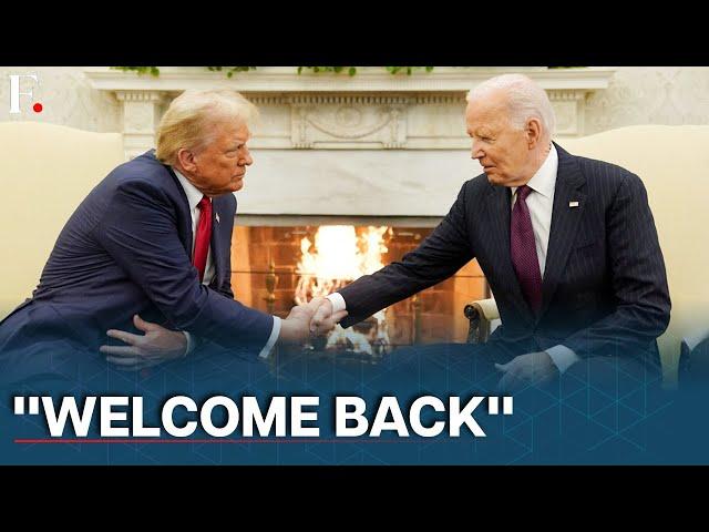 US President Biden Welcomes President-Elect Trump To White House; Both Vow Smooth Transfer Of Power