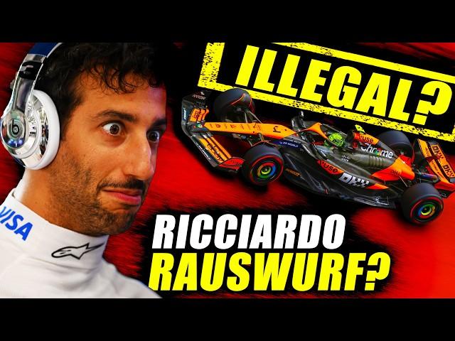 Daniel Ricciardo vor Formel 1 Rauswurf! McLaren Heckflügel illegal?