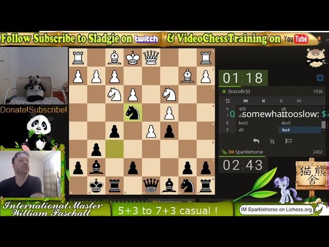 IM Sladgie Playing unusual openings w/fun and insightful commentary  lichess