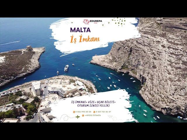 Malta İş İstihdamı Resmi Çalışma Vizesi(1 Yıllık ) + 2 Yıllık Oturma İzni