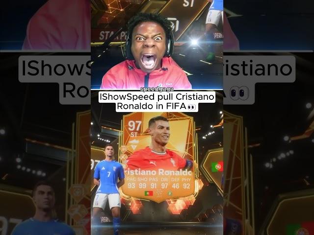 IShowSpeed pull Cristiano Ronaldo in FIFA#ishowspeed  #shorts