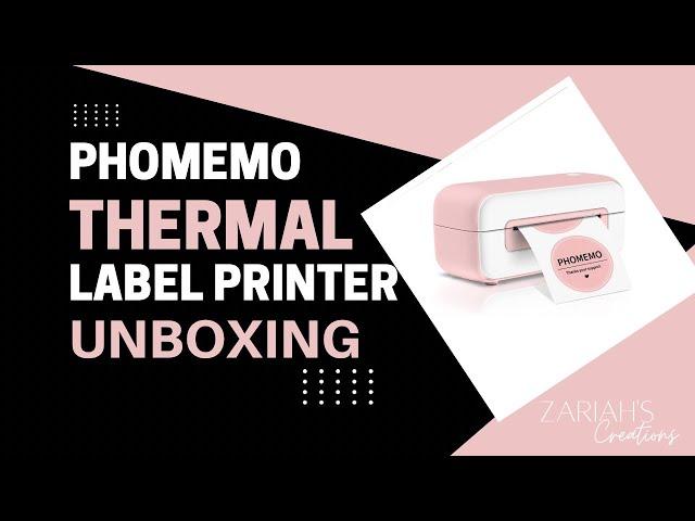 Thermal Label Printer Unboxing | Phememo