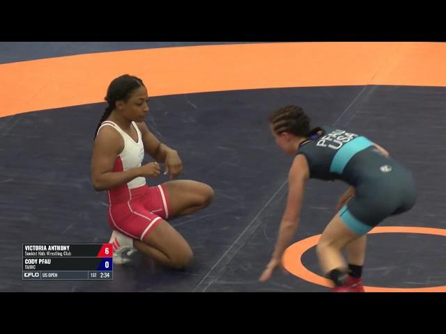 48 Round 1 - Victoria Anthony (Sunkist Kids WC) vs. Cody Pfau (TMWC)