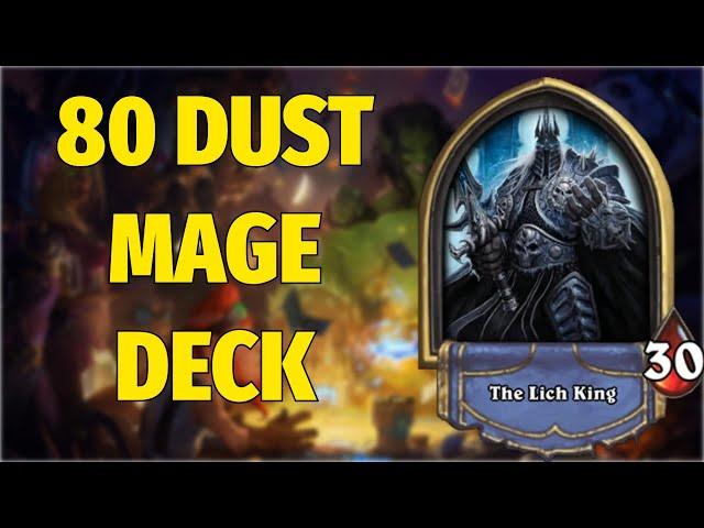 Hearthstone: 80 Dust Mage Deck vs Lich King