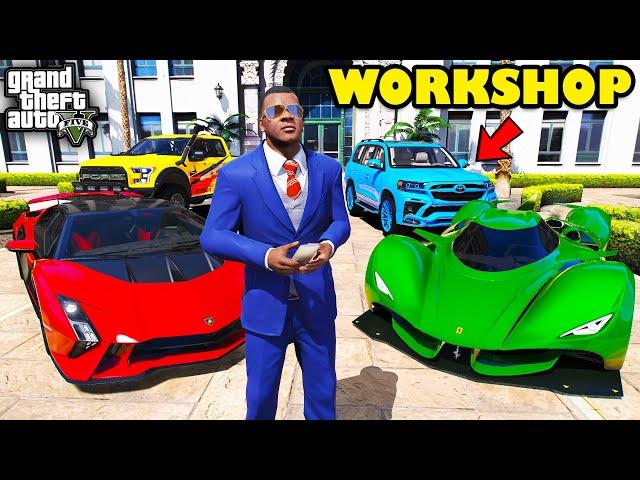 Franklin Bring Most Rare And Expensive Vision Concept Cars In His Workshop GTA 5