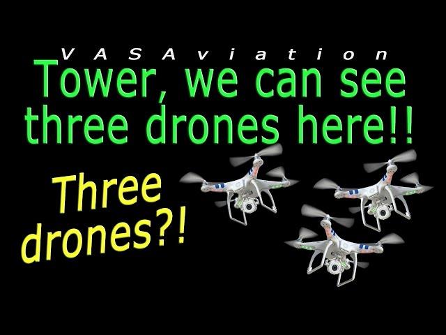 [REAL ATC] At least *3 THREE DRONES* annoying at Amsterdam!!