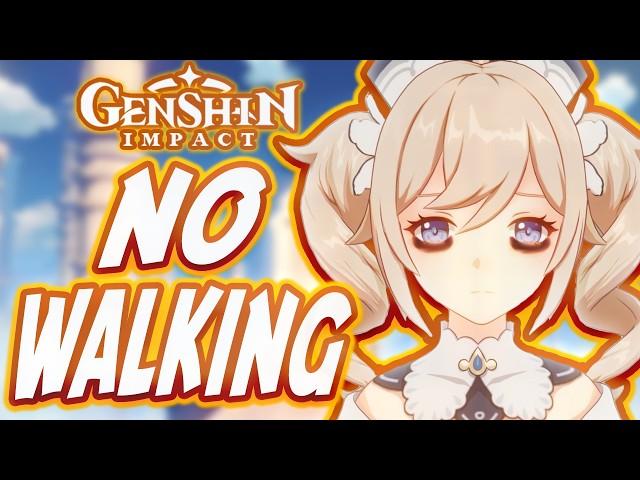 Can You Beat Genshin Impact Without Walking??!!