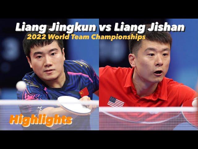 Liang Jingkun 梁靖崑 vs Liang Jishan | 2022 World Team Championships (MT-Group) Highlights