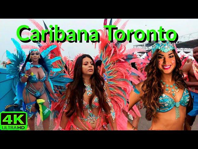 【4K】CARIBANA TORONTO WALK | CARIBBEAN FESTIVAL TORONTO | CARIBANA 2024