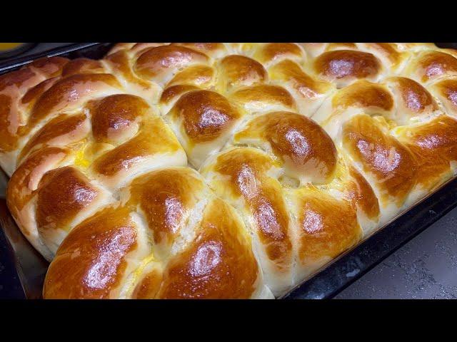 How to make Classic Puffy Bread | طرز تهیه نان پنبه ای کلاسیک برای صبحانه