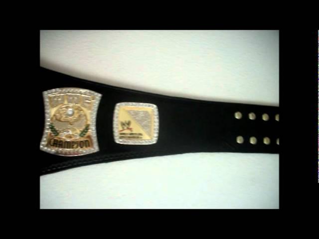 WWE Replica Belt Wall Hangers.wmv