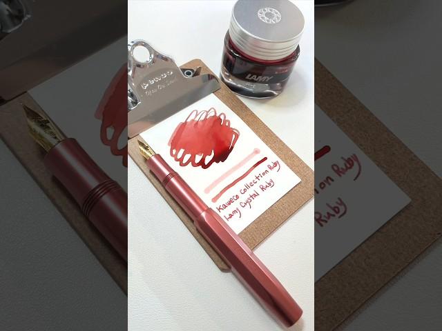 잉크 ink : Lamy Crystal Ruby 라미 크리스탈 루비 #잉크 #잉크추천 #만년필 #만년필추천 #fountainpen #ink