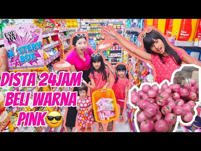 DISTA BELANJA SEMUA WARNA PINK!! SEHARI JADI PINKY GIRL !! #viralvideos