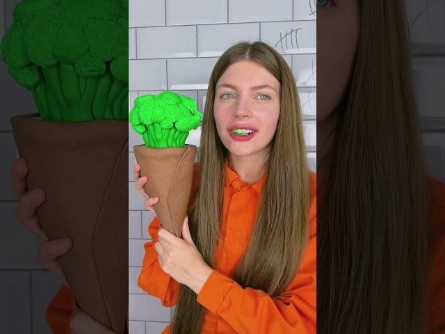 Chocolate  VS Real Food Challenge #shorts