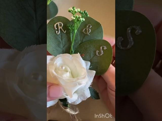 Wedding flowers encased in resin! 3D resin flower decoration 