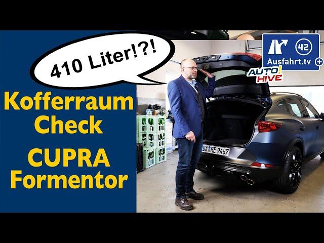 Kofferraum-Check: 2023 Cupra Formentor - was passt in den Kofferraum? Fahrrad? Leiter? Koffer?