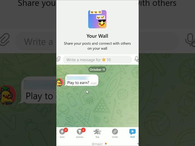 How to Post on Wall in Major