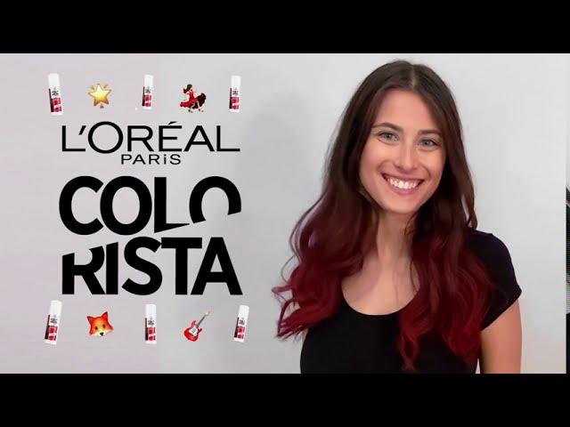 Temporary hair color at home with L'Oréal Paris Colorista