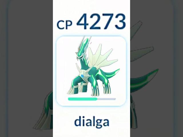 Half HPShiny Dialga Destroy Leader Sierra Badly in #pokemongo