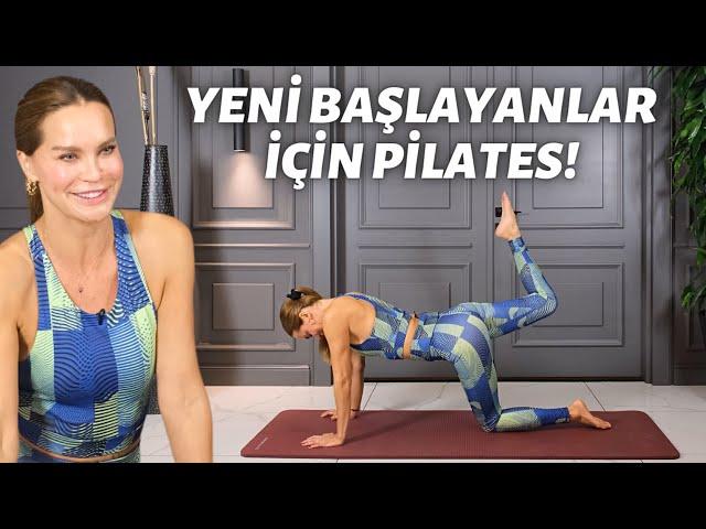 YENİ BAŞLAYANLAR İÇİN PİLATES! - İlk Kez Benimle Pilates Yapın