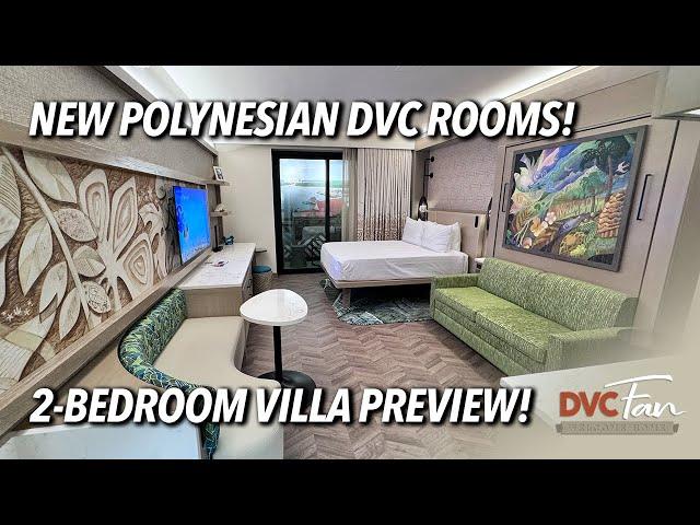 First Look: NEW Model Rooms at Disney’s Polynesian Island Tower!