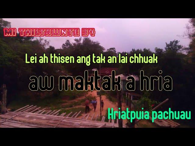 Lianthanga te nufa chunga thilthleng mak leh thiltawn dangte ( Mi thiltawnte 34 )