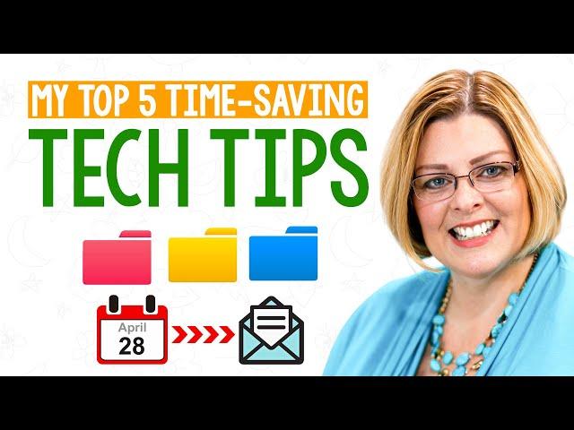 My Top 5 Time-Saving Tech Tips for Preschool Teachers