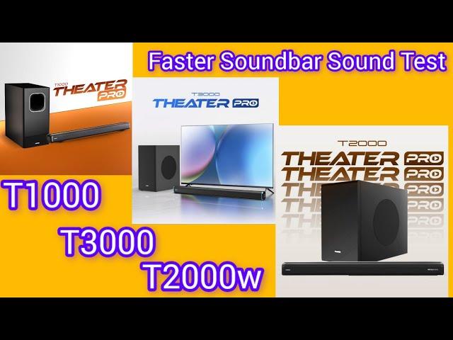 Faster Sound bars in 2025 || T1000, T2000w, T3000 || short review & sound demo (@redonwebtv7300 )