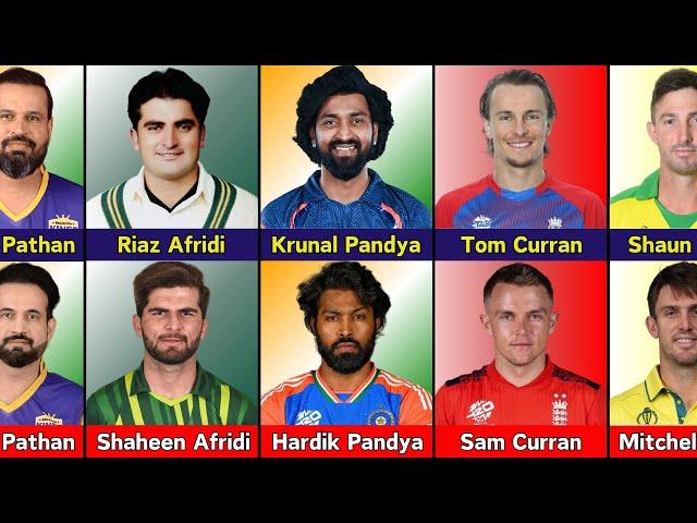 Real Life Brothers in International Cricket