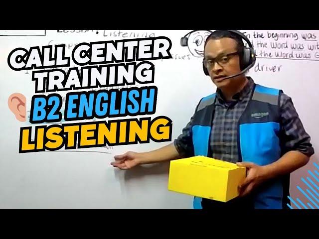 B2 English Listening for Call Center Training • Delivery Issues PART 1