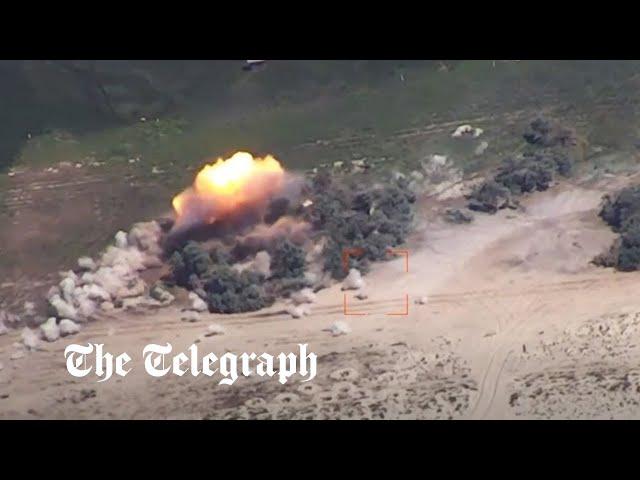 'Ukrainian Himars destroy Russian training camp' on Kherson beach