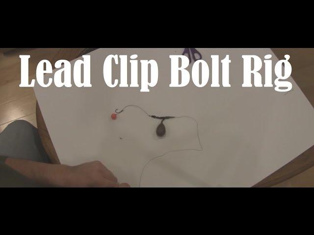 How to use a lead clip bolt rig tutorial step by step for carp fishing